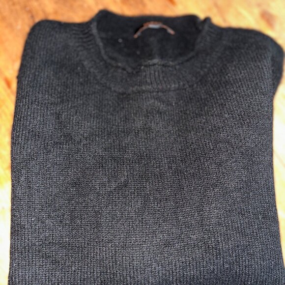 Quince Black Cashmere Crewneck, Ladies' Large - Picture 3 of 5